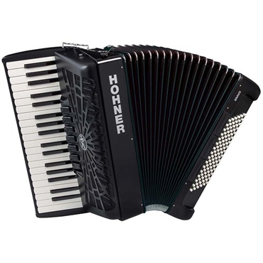 (アコーディオン専門店・出荷前検品発送)Bravo III 96 BLK (カラー：ブラック) HOHNER ホーナー アコーディオン 入門向け ピアノ式 37鍵盤 中型