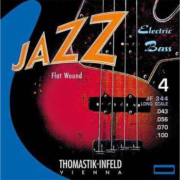 Thomastik-Infeld JF344 [Nickel Flat Wound Roundcore Bass Strings for Long Scale 34 inch 4-strings]
