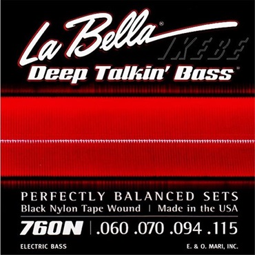 760N Black Nylon Tape Wound [4strings]