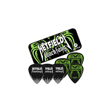 【夏先取り大特価セール】HETFIELD'S Black Fang ピックケースセット [ピック6枚入り] (0.73mm)