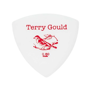 Terry Gould GUITAR PICK (WHITE/オニギリ型) [0.60mm]