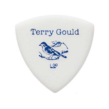 Terry Gould GUITAR PICK (WHITE/オニギリ型) [1.00mm]