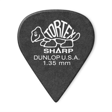 412R Tortex Sharp Picks (1.35mm/ブラック)