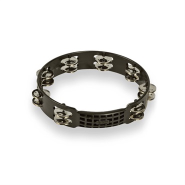 LPA190 [Aspire Plastic Tambourine 10 / Black]【お取り寄せ品】