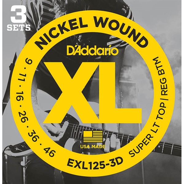 XL Nickel EXL125-3D (3 Pack/09-46)の商品画像