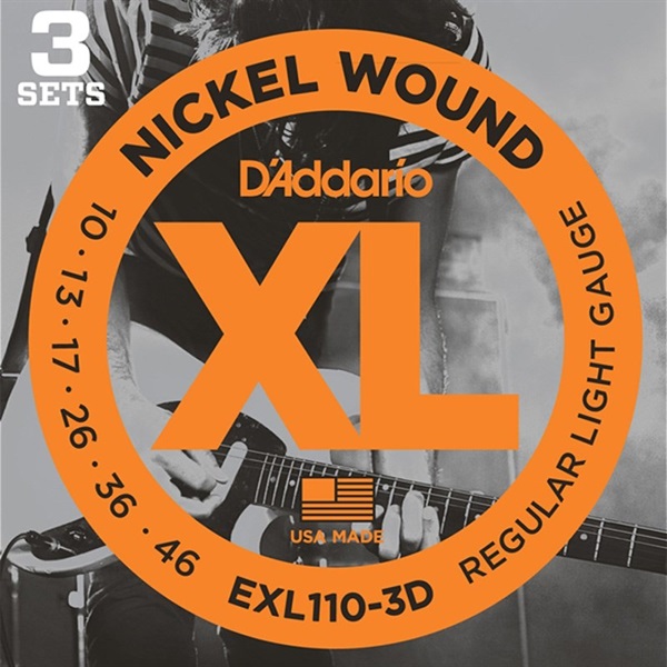 XL Nickel EXL110-3D (3 Pack/10-46)の商品画像