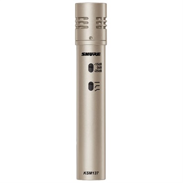 SHURE 【お取り寄せ商品・納期ご注文から1.5ヶ月】KSM137/SL (シュアー)(コンデンサーマイク)(単一指向性)