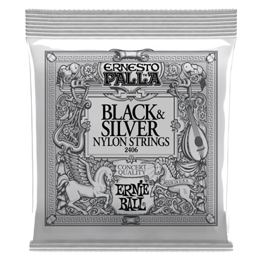 BLACK&SILVER 〔2406〕 [ナイロン弦] アーニーボール