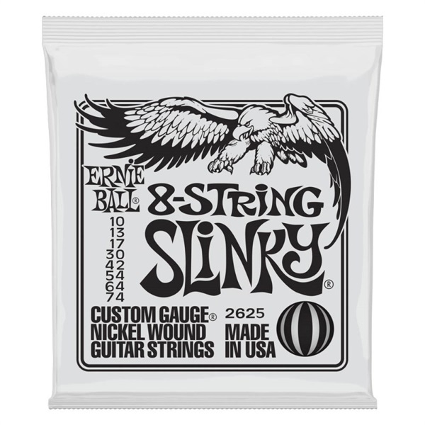 【在庫処分超特価】 Slinky 8-String Nickel Wound Electric Guitar Strings #2625の商品画像
