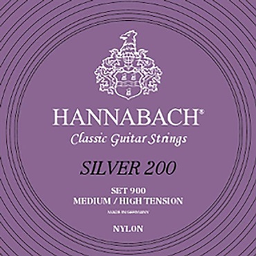 クラシックギター弦 Silver 200 Medium/High Tension ハナバッハ