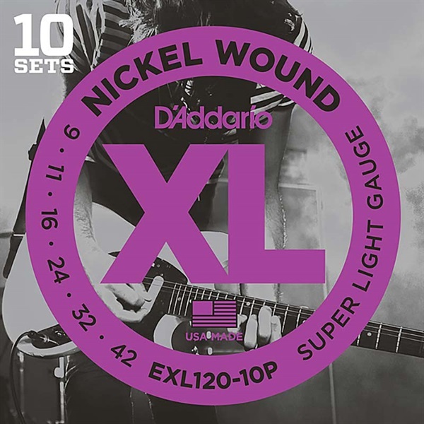 【夏先取り大特価セール】XL Nickel Multi-Packs Electric Guitar Strings EXL120-10P [10 Set Pack]の商品画像