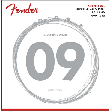 Fender USA 【夏のボーナスセール】 250's Nickel-Plated Steel (250L/09-42) [エレキギター弦] （#0730250403）