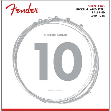 Fender USA 250's Nickel-Plated Steel (250R/10-46) [エレキギター弦] （#0730250406）