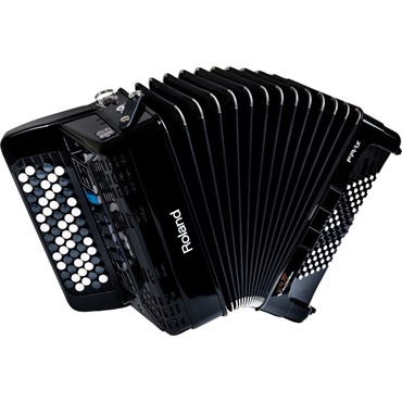 Roland (台数限定・専用キャリングバッグ付)FR-1Xb BK (カラー：ブラック) ローランド Vアコーディオン 電子 クロマチックアコーディオン ボタン式 小型