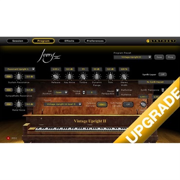 SYNTHOGY Ivory II Upright Pianos Upgrade (アップグレード版) (オンライン納品)(2時間以内に納品)