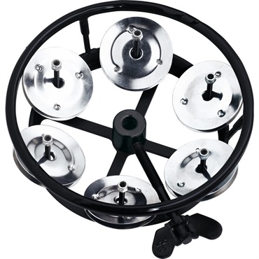 THH1BK [Professional HiHat Tambourines / Single Jingle：Steel]
