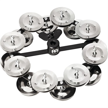 MEINL HTHH2BK [Headliner HiHat Tambourines / Double Jingle：Steel]