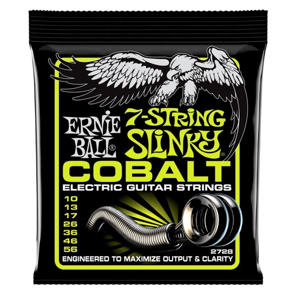 Regular Slinky 7-String Cobalt Electric Guitar Strings #2728の商品画像