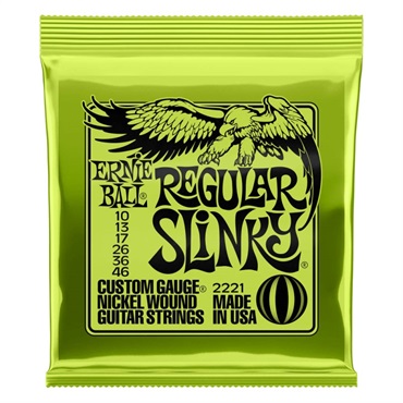 ERNIE BALL Regular Slinky Nickel Wound Electric Guitar Strings 10-46 #2221