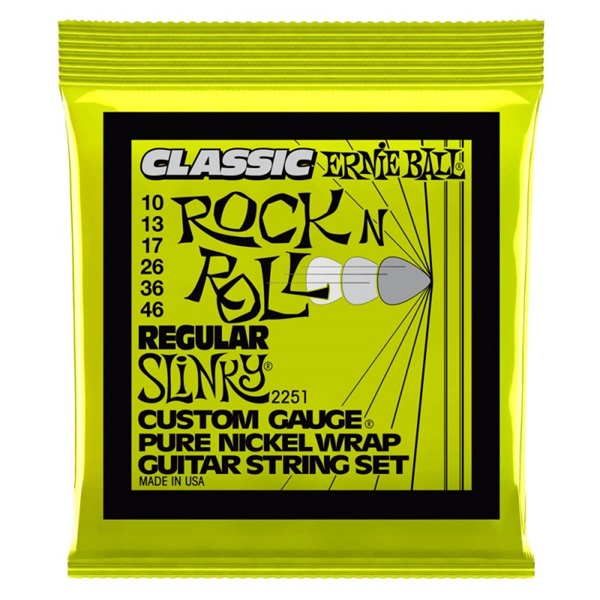 Regular Slinky Classic Rock n Roll Pure Nickel Wrap Electric Guitar Strings #2251の商品画像
