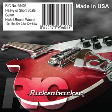 Heavy or Short Scale Guitar Nickel Round Wound No.95406 (12-54)