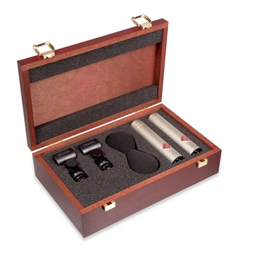 NEUMANN KM184 Stereo Set ni (単一指向性)(ニッケル)(国内正規品・3年保証)(ノイマン)(コンデンサーマイク)