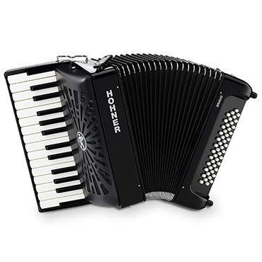 (アコーディオン専門店・出荷前検品発送)Bravo I 49F BK (ブラック) HOHNER ホーナー アコーディオン 入門向け フリーベース仕様 【受注生産商品】
