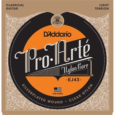 Pro-Arte Classical Guitar Nylon Strings [EJ43 Light Tension] ダダリオ