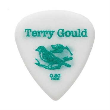 Terry Gould Sand Grip GUITAR PICK (WHITE/ティアドロップ型)  [0.80mm]