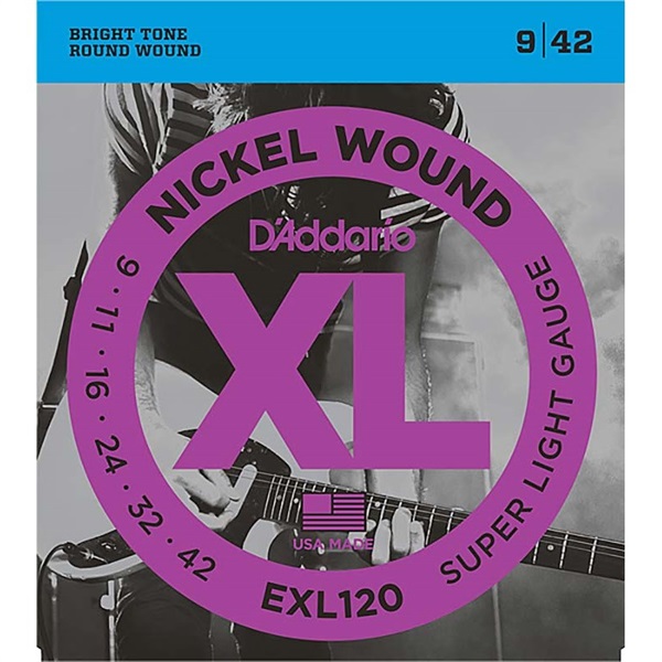 XL Nickel Electric Guitar Strings EXL120 (Super Light/09-42)の商品画像