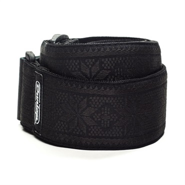 Dunlop (Jim Dunlop) Jacquard Straps Fillmore Double Black D67-02BK
