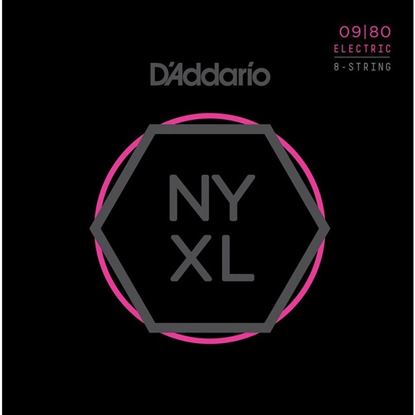 NYXL Series 8-String Electric Guitar Strings [NYXL0980 Super Light， 09-80]の商品画像