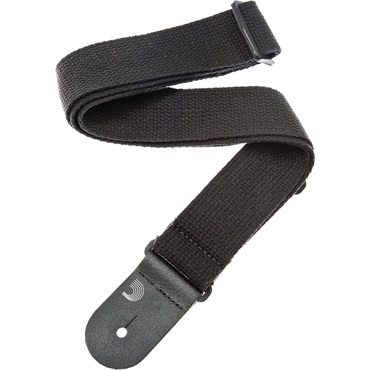 PLANET WAVES Cotton Guitar Strap [50CT00 Black]