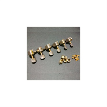 Retrovibe Parts Series Strat machine head set relic[1393]