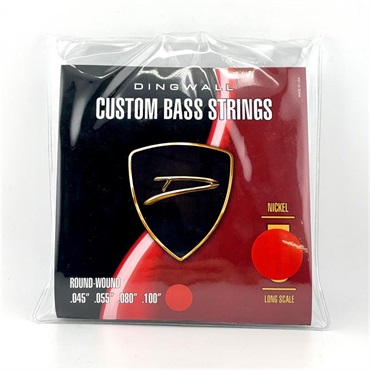 DINGWALL CUSTOM BASS STRINGS [NICKEL 4ST] SET ROUND-WOUND .045-.100