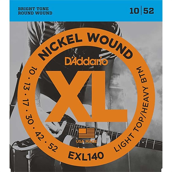 XL Nickel Electric Guitar Strings EXL140 (Light Top， Heavy Bottom/10-52)の商品画像