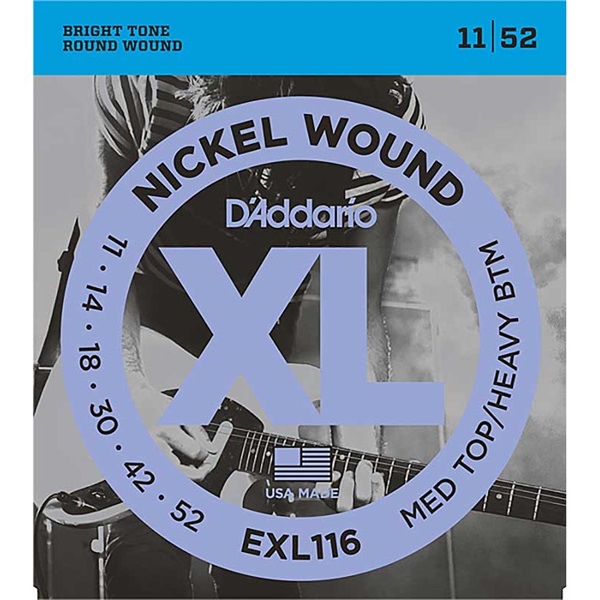 XL Nickel Electric Guitar Strings EXL116 (Medium Top， Heavy Bottom/11-52)の商品画像
