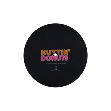 Dr. Suzuki - Kuttin’ Donuts 7 Slipmat 【ブラック】【DSS-7KUT-BK】