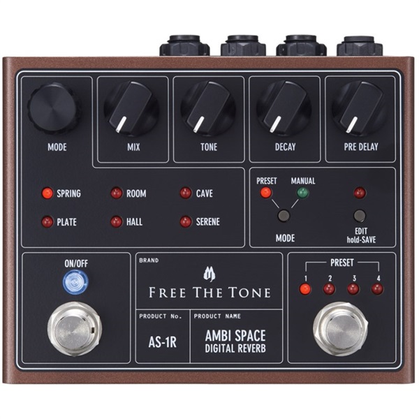 AS-1R [AMBI SPACE DIGITAL REVERB]（フリーザトーン）リバーブの商品画像