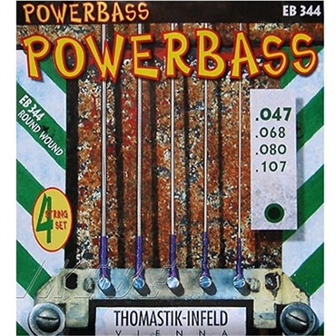 Electric Bass Strings EB344 [Magnecore Round Wound Hexcore Bass Strings for Long Scale 34 inch 4-strings]