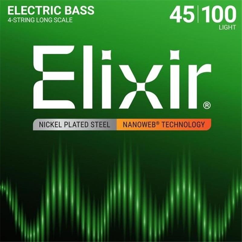 Nickel Plated Steel Bass Strings with ultra-thin NANOWEB Coating (Light/Long 045-100) #14052の商品画像