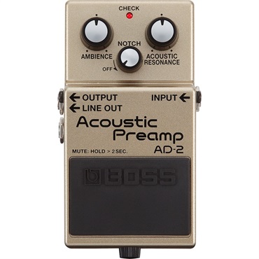 BOSS AD-2 [Acoustic Preamp)]アコギ用プリアンプ・EQ ボス