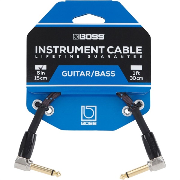 Instrument Cable BIC-PC [15cm/L型-L型/パッチケーブル]の商品画像