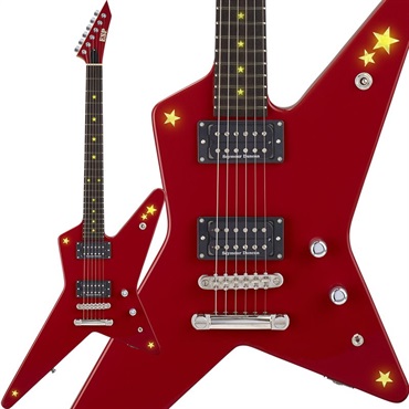 ESP RANDOM STAR Kasumi -LED- (Kasumi Red) [ESP×バンドリ！ Poppin'Party 戸山香澄 Model]【受注生産品】
