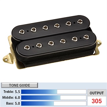DiMarzio FRED [DP153] (Black/Standard-Spaced) 【安心の正規輸入品】