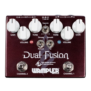 Wampler Pedals Dual Fusion（ワンプラーペダル）オーバードライブ/ディストーション
