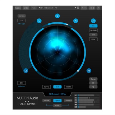 Nugen Audio Halo Upmix(オンライン納品)(2時間以内に納品)