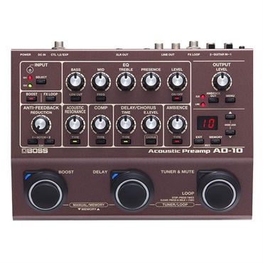 【即納可能】AD-10 [Acoustic Preamp] ボス