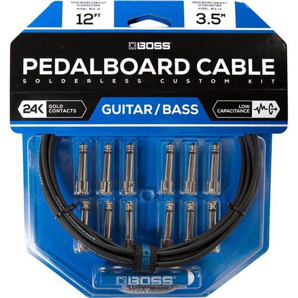 BCK-12 『Pedalboard cable kit， 12connectors， 3.6m』～ソルダーレスケーブル～の商品画像