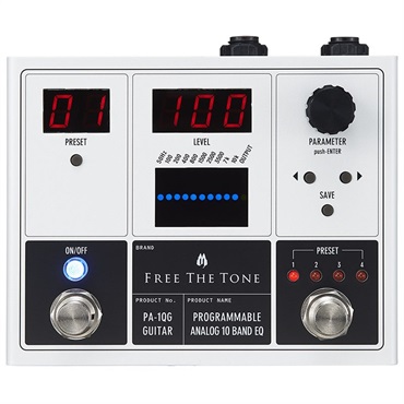 PA-1QG [PROGRAMMABLE ANALOG 10 BAND EQ]（フリーザトーン）イコライザー